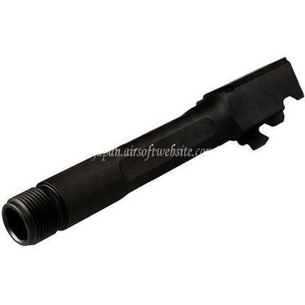 Pro Arms 110mm CNCアルミアウターバレル - 14mm逆ネジ Umarex VFC G19x G19 Gen4 G45シリーズ GBBピストル エアソフトガン ブラック