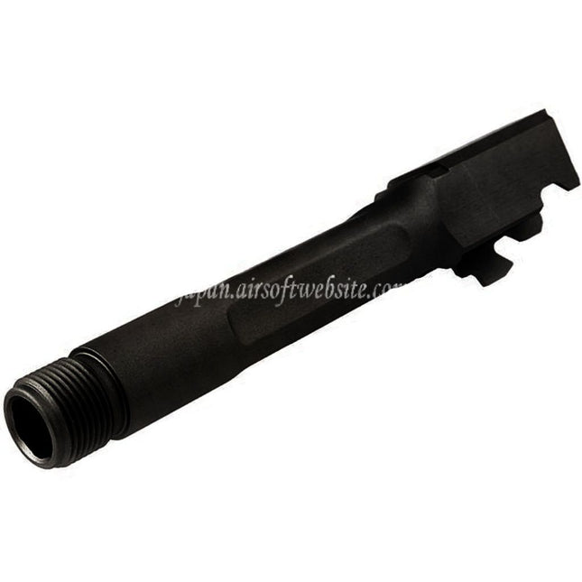 Pro Arms 110mm CNCアルミアウターバレル - 14mm逆ネジ Umarex VFC G19x G19 Gen4 G45シリーズ GBBピストル エアソフトガン ブラック