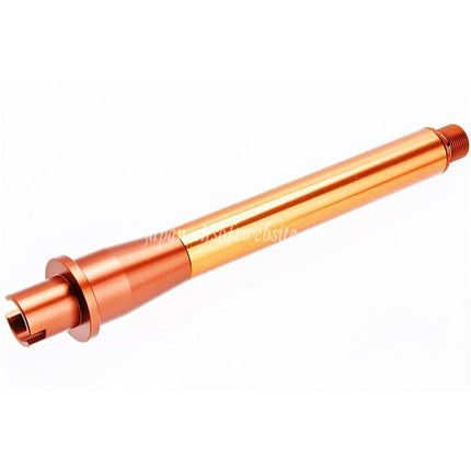 REVANCHIST AIRSOFT 7.5インチ アルミアウターバレル 0.5インチ バレルエクステンション付き - 14mm 逆ネジ 反時計回り 東京マルイ M4シリーズ MWS GBBライフルに適合