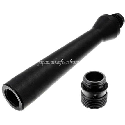 REVANCHIST AIRSOFT 100mm 超軽量アルミアウターバレル - 14mm 逆ネジ ネジアダプター付き Novritsch SSP5シリーズ GBBピストル対応 エアソフト