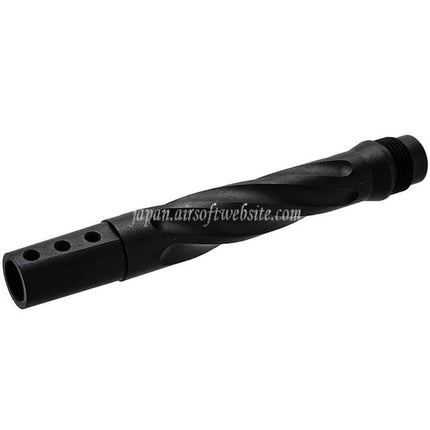 TTI Airsoft ツイストスパイラルフルーテッドアウターバレル - 14mm 逆ネジ TTI Airsoft TP22シリーズ GBBピストルに適合