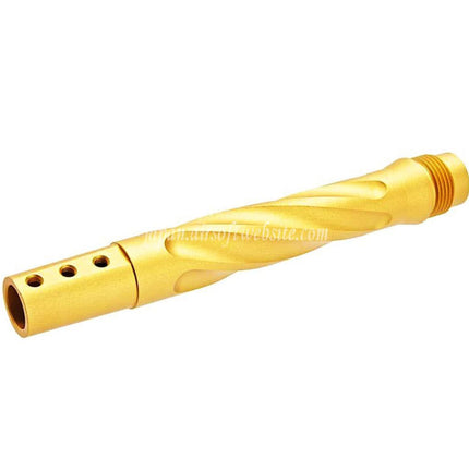 TTI Airsoft ツイストスパイラルフルーテッドアウターバレル - 14mm 逆ネジ TTI Airsoft TP22シリーズ GBBピストルに適合