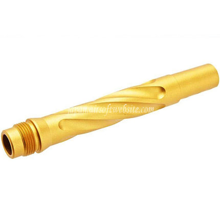 TTI Airsoft ツイストスパイラルフルーテッドアウターバレル - 14mm 逆ネジ TTI Airsoft TP22シリーズ GBBピストルに適合