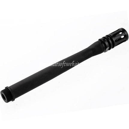 VFC 延長アウターバレル -14mm CCW フラッシュハイダー付き VFC M249シリーズ GBB マシンガンライフル エアソフトガン ブラック