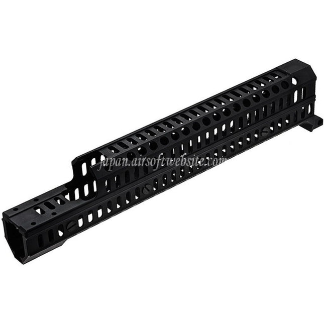 LCT 345mm アルミ ZSPORT-12U ハンドガードレールシステム LCT LCK-12 LCK-15 LCK-19 ZK-12 ZK-12U AK12シリーズ AEGライフル エアガン ブラック