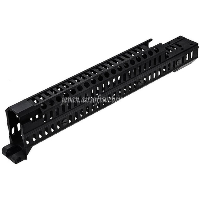 LCT 345mm アルミ ZSPORT-12U ハンドガードレールシステム LCT LCK-12 LCK-15 LCK-19 ZK-12 ZK-12U AK12シリーズ AEGライフル エアガン ブラック