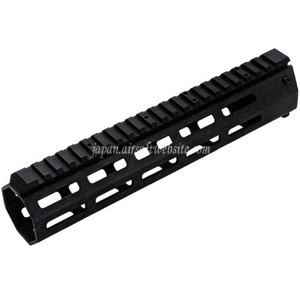 REVANCHIST AIRSOFT 245mm 9.5インチ 軽量カーボンファイバー M-LOK ハンドガードレールシステム 東京マルイ M4シリーズ MWS GBBライフルに適合 ブラック