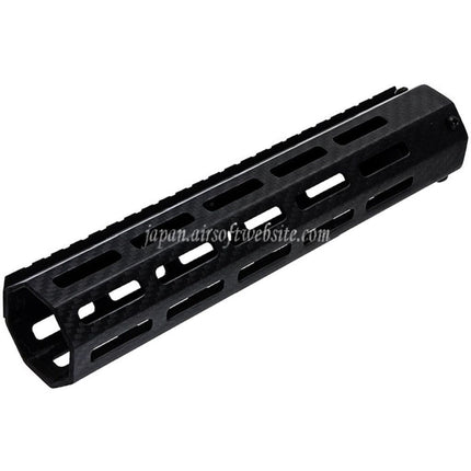 REVANCHIST AIRSOFT 245mm 9.5インチ 軽量カーボンファイバー M-LOK ハンドガードレールシステム 東京マルイ M4シリーズ MWS GBBライフルに適合 ブラック