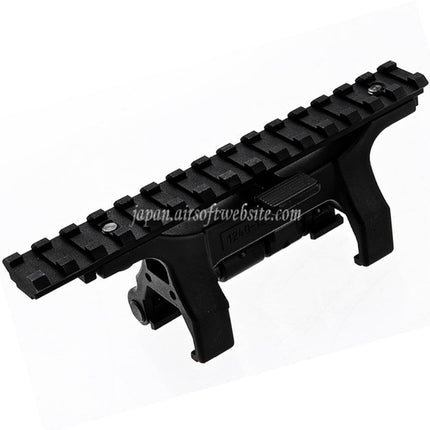 VFC オールドスクール ピカティニーレール クローマウント Umarex (Elite Force) H&K MP5 G3 HK53 シリーズ GBB ライフル エアソフトガン用 ブラック