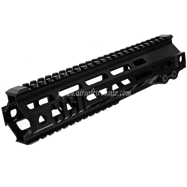 Z-Parts アルミ製 260mm 10インチ MK4 M-LOK ハンドガードレールシステム バレルナット付き 東京マルイ M4シリーズ MWS GBBライフル対応 エアソフト ブラック