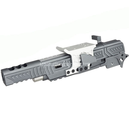 5KU CNCアルミ Limcat Sabercatスタイル  バレルスライドミドルフレームキットコンプリートセット  東京マルイ Hi-Capaシリーズ GBBピストル対応