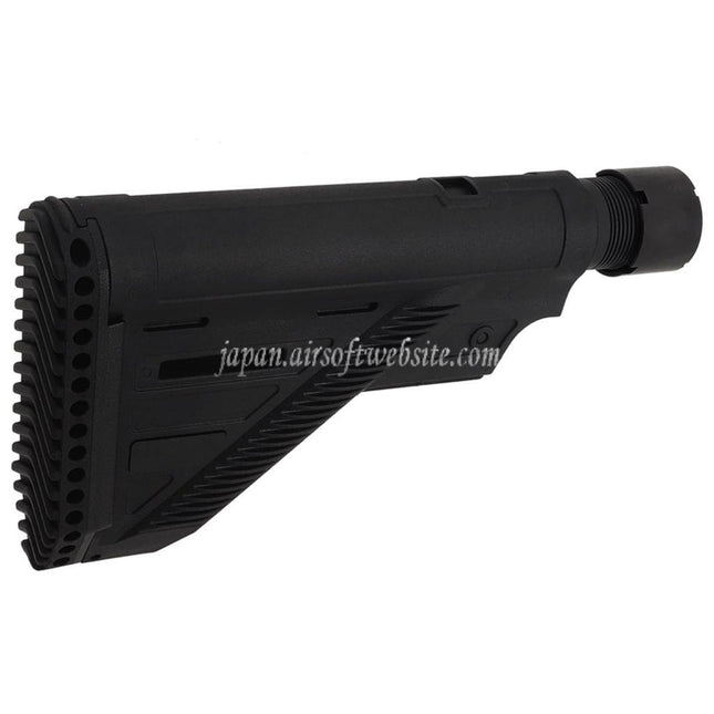 Guns Modify GM HK416 A5スタイル ポリマー製スリムライフルストック 6ポジションバッファーチューブ付き      VFC Umarex H&K HK416 A5シリーズ GBBライフルに適しています