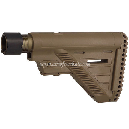 Guns Modify GM HK416 A5スタイル ポリマー製スリムライフルストック 6ポジションバッファーチューブ付き      VFC Umarex H&K HK416 A5シリーズ GBBライフルに適しています