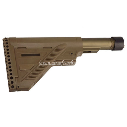 Guns Modify GM HK416 A5スタイル ポリマー製スリムライフルストック 6ポジションバッファーチューブ付き      VFC Umarex H&K HK416 A5シリーズ GBBライフルに適しています