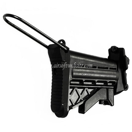 VFC 折りたたみ式ストックキット VFC MK48 MOD1 AEGマシンガンライフル エアソフトガン ブラック