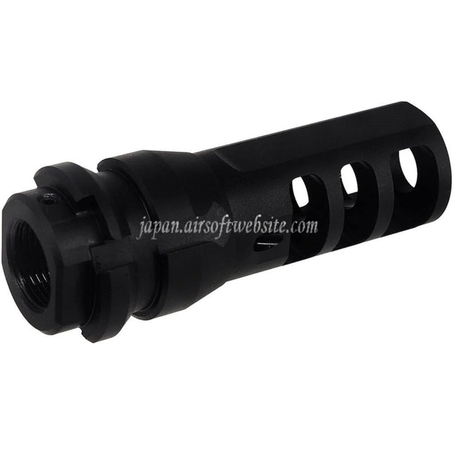 PTS Dead Air KeyMo マズルブレーキ フラッシュハイダー -14mm 逆ネジ 反時計回りバレル ライフル エアガン用