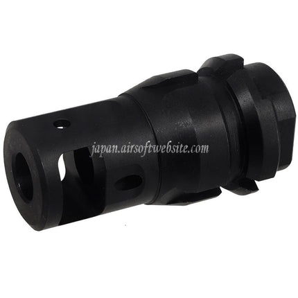 PTS Dead Air KeyMicro マズルブレーキ フラッシュハイダー -14mm 逆ネジ 反時計回りバレル ライフル エアガン用