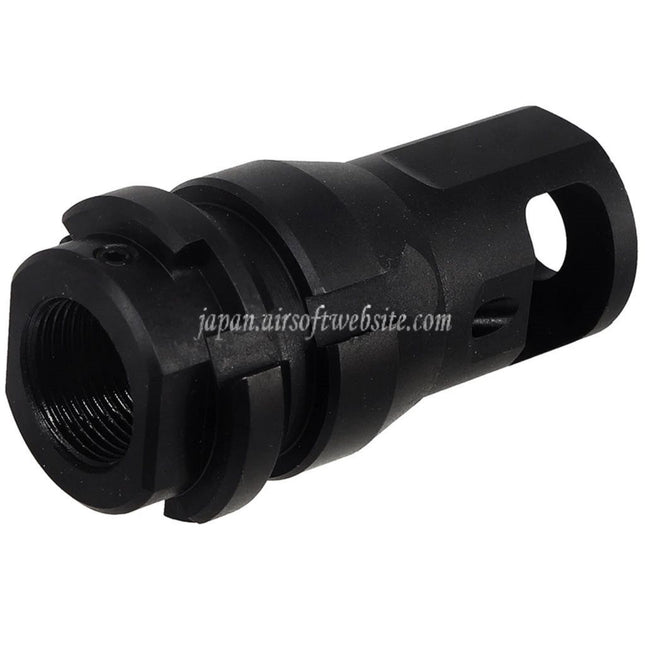 PTS Dead Air KeyMicro マズルブレーキ フラッシュハイダー -14mm 逆ネジ 反時計回りバレル ライフル エアガン用