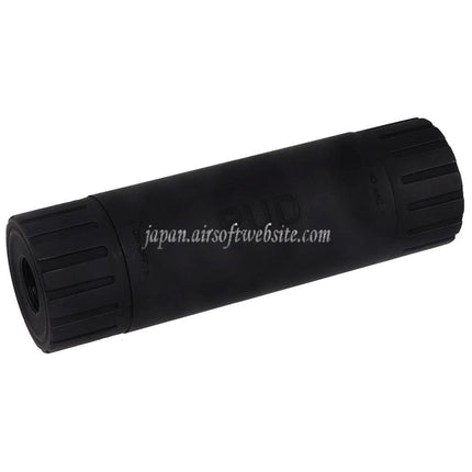 APS 110mmパワーアップデバイス「PUD」サイレンサーサプレッサーバレルエクステンション（-14mm逆ネジ、反時計回りネジ）ライフル銃用 ブラック