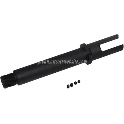 BBT CNCスチールアウターバレル（-14mm逆ネジ、反時計回りネジ）KRYTAC Kriss VectorシリーズAEG GBB SMGライフル銃用 ブラック