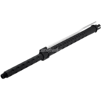 APS EMG F1 FIREARMS 16インチ CNCアルミ製アウターバレル(さまざまなスタイル) - 14mm逆ネジ 反時計回りネジ APS EMG F1 FIREARMS FALKOR PER ASRシリーズ M4 M16 AEGライフル エアソフト