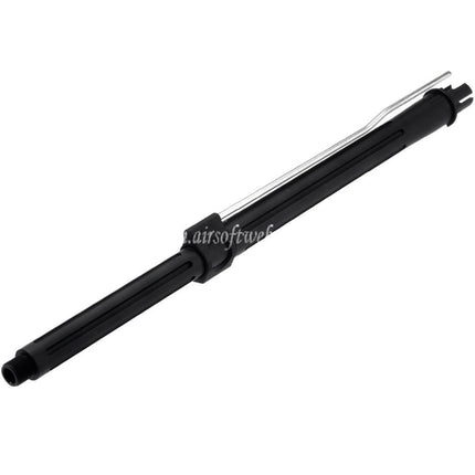 APS EMG F1 FIREARMS 16インチ CNCアルミ製アウターバレル(さまざまなスタイル) - 14mm逆ネジ 反時計回りネジ APS EMG F1 FIREARMS FALKOR PER ASRシリーズ M4 M16 AEGライフル エアソフト