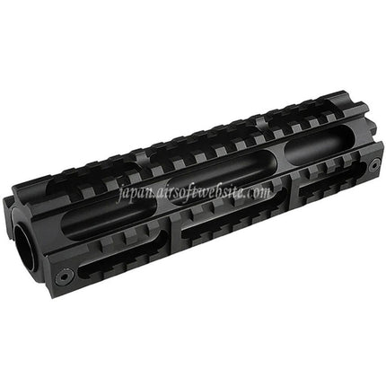 CYMA 6.75インチ 168mm アルミ製 3面20mmレールハンドガードシステム G&P Echo1 CYMA RPKシリーズ AEGライフルに適合 ブラック