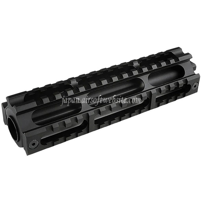 CYMA 6.75インチ 168mm アルミ製 3面20mmレールハンドガードシステム G&P Echo1 CYMA RPKシリーズ AEGライフルに適合 ブラック