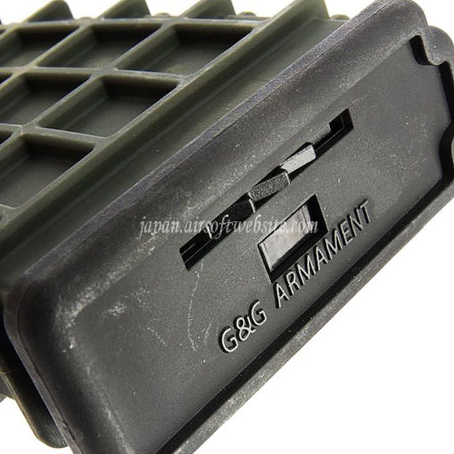 G&G 330発ポリマーハイキャップマガジン GK5C M4 M16シリーズAEGライフル対応 エアソフトガン グリーン
