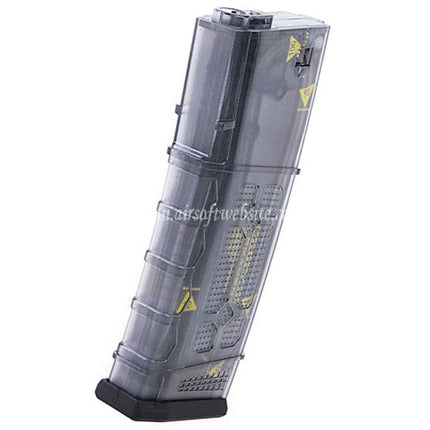 G&G 105発ポリマー製ミッドキャップマガジン SSG-1 M4 M16シリーズ電動ガン用 クリア