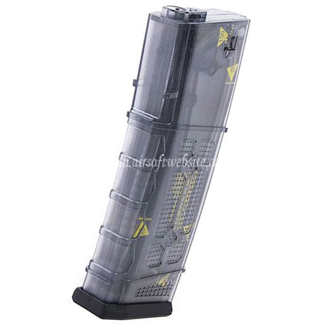 G&G 105発ポリマー製ミッドキャップマガジン SSG-1 M4 M16シリーズ電動ガン用 クリア