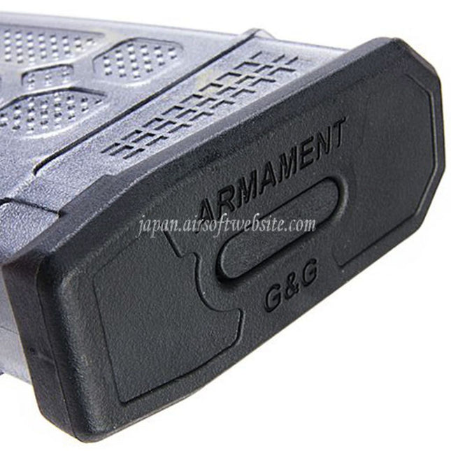G&G 105発ポリマー製ミッドキャップマガジン SSG-1 M4 M16シリーズ電動ガン用 クリア
