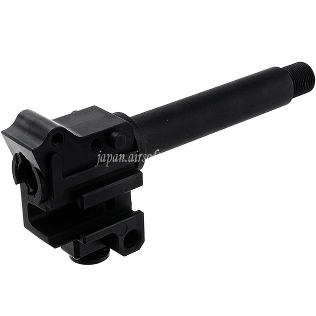 KRYTAC バレル&トラニオンアセンブリ - 14mm逆ネジ 反時計回りネジ Krytac Kriss Vector GBB SMGライフル エアガン用 ブラック