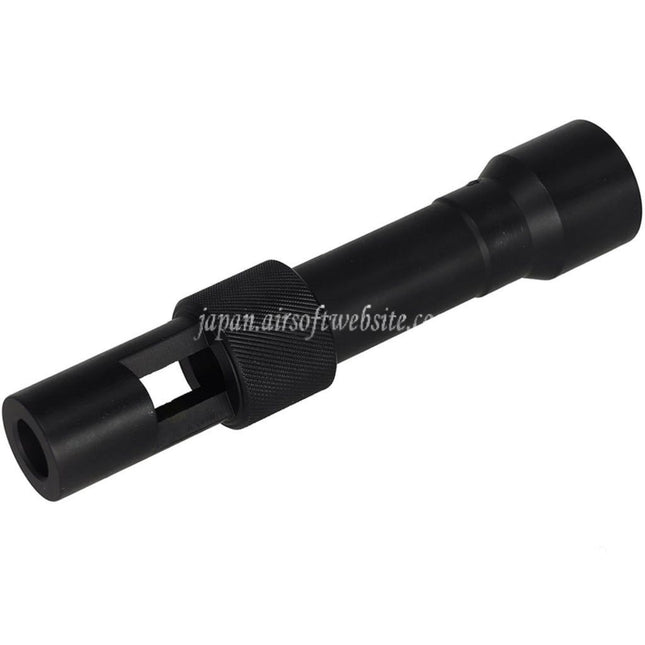 CYMA 125mm SPRスタイル フラッシュハイダー -14mm逆ネジ式反時計回りバレルライフル対応 エアソフトガン