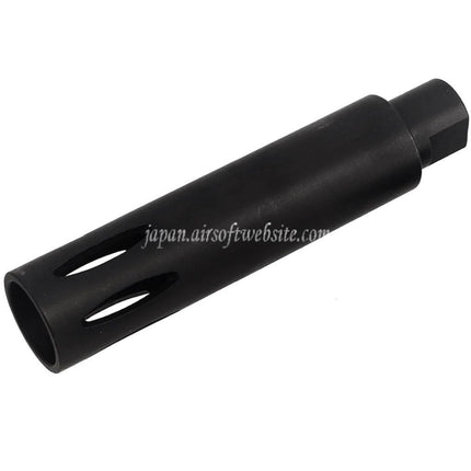 CYMA 113mm XM177 E1スタイル フラッシュハイダー -14mm 逆ネジバレル ライフル用 ブラック