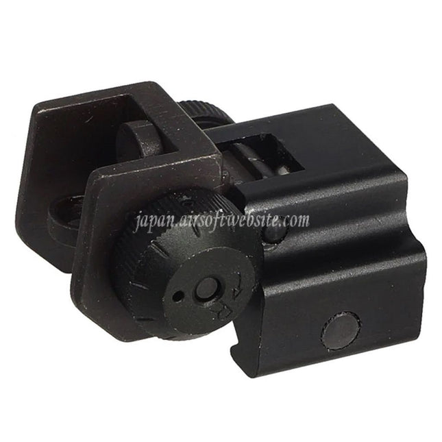 Airsoft Website 金属合金製フリップアップリアサイト（標準20mmウィーバーベースライフル対応）
