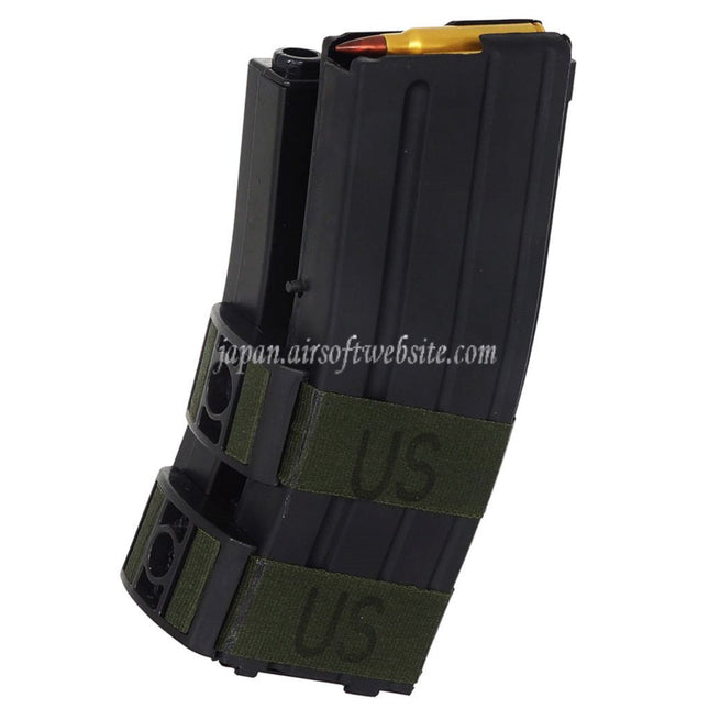 BATTLEAXE 800発電動デュアルマガジン（ダミー弾付き）M4/M16シリーズ電動ガン対応