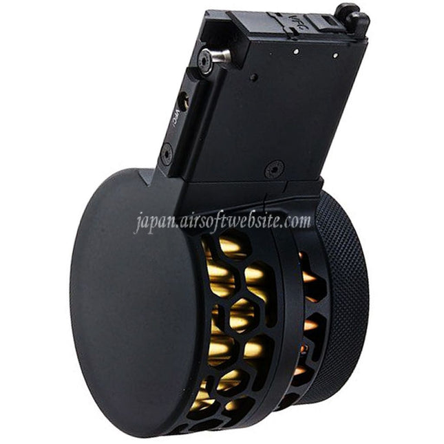 DYTAC XMAG 100発 グリーンガスドラムマガジン VFC AR M4シリーズ GBBライフル エアソフトガン対応