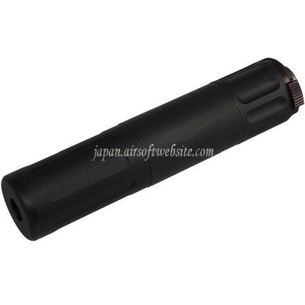 5KU 170mm AAC SR5スタイル QDサプレッサー サイレンサー 3プロングフラッシュハイダー付き -14mm CCW 反時計回りネジバレルライフル エアガン用