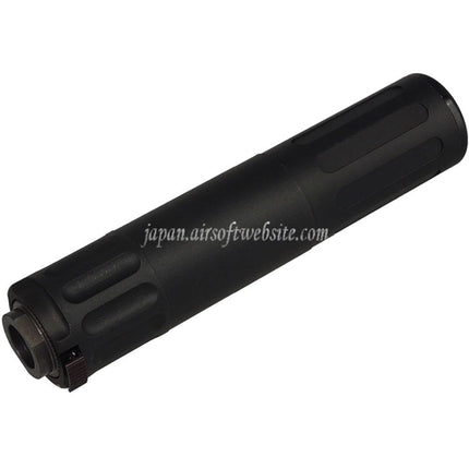 5KU 170mm AAC SR5スタイル QDサプレッサー サイレンサー 3プロングフラッシュハイダー付き -14mm CCW 反時計回りネジバレルライフル エアガン用