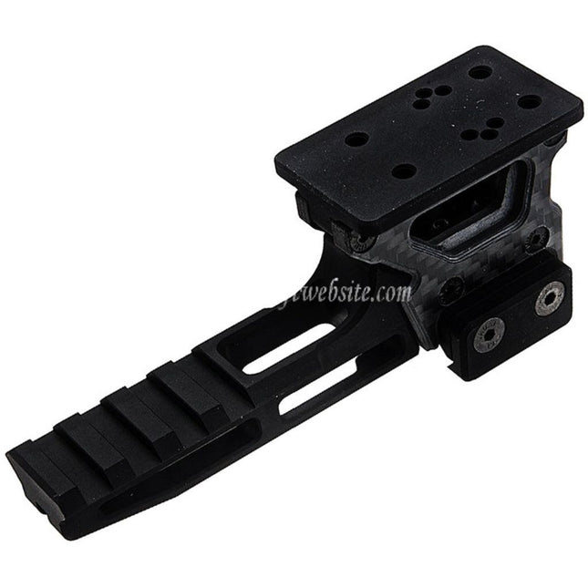 REVANCHIST AIRSOFT 2.26インチ モジュラー光学マウント V2 水陸両用RMR Docterレッドドットサイトマウントおよびレーザーデバイス対応 ライザーブラック