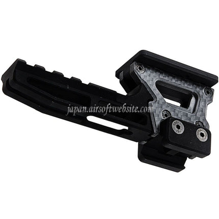 REVANCHIST AIRSOFT 2.26インチ モジュラー光学マウント V2 水陸両用RMR Docterレッドドットサイトマウントおよびレーザーデバイス対応 ライザーブラック
