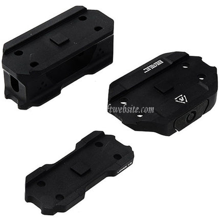 Strike Industries 3ピース ロープロファイル ライザーマウント T1レッドドットスコープ対応