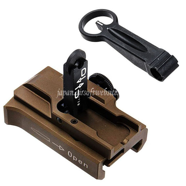Guns Modify GM CNCアルミ 416 A5スタイル クイックデタッチ フリップアップサイト 東京マルイ M4シリーズ MWS GBBライフル エアガン