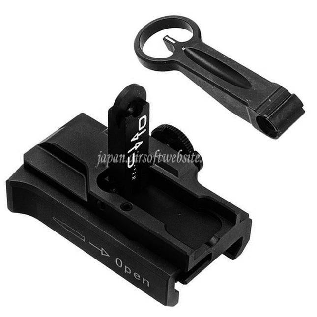 Guns Modify GM CNCアルミ 416 A5スタイル クイックデタッチ フリップアップサイト 東京マルイ M4シリーズ MWS GBBライフル エアガン