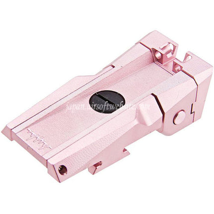 Dr. Black CNCアルミファイバーオプティックリアサイト 東京マルイ HI-CAPA 5.1シリーズ GBBピストル対応 エアソフトガン