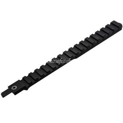 VFC CNCアルミ製 210mm M1913 20mmピカティニーレール アダプター付き CYBERGUN FNC GBBライフル エアソフトガン対応 ブラック