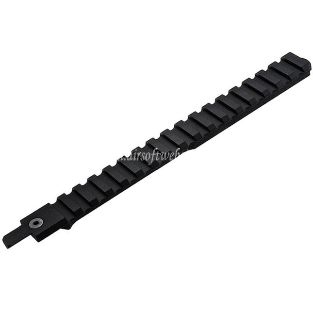 VFC CNCアルミ製 210mm M1913 20mmピカティニーレール アダプター付き CYBERGUN FNC GBBライフル エアソフトガン対応 ブラック