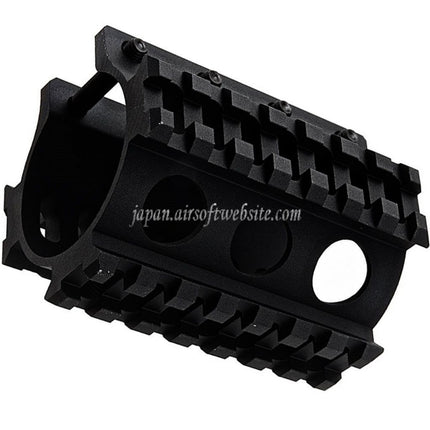 LCT 3面75mm 7スロット 20mmピカティニーサプレッサーレール AS VAL VSSシリーズライフル用 ブラック