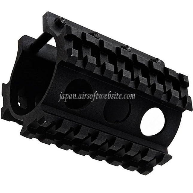 LCT 3面75mm 7スロット 20mmピカティニーサプレッサーレール AS VAL VSSシリーズライフル用 ブラック
